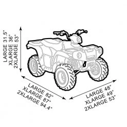 Raider® SX Series ATV Cover - Olive -Outlet Track N Hook Store 02 7710 6 2
