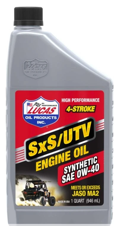 Lucas Oil Synthetic 4-Stroke SXS Engine Oil, 1 qt 4 Lucas Oil Synthetic 4-Stroke SXS Engine Oil, 1 qt - Image 2