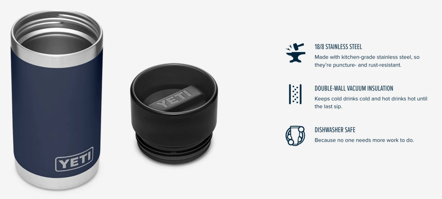 Yeti Rambler Hotshot Bottle W/ Cap 4 Yeti Rambler Hotshot Bottle W/ Cap - Image 2