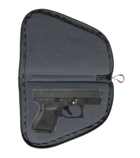 Allen 9" Auto-Fit 2.0 Handgun Case, Gray/Red 4 Allen 9" Auto-Fit 2.0 Handgun Case, Gray/Red - Image 2