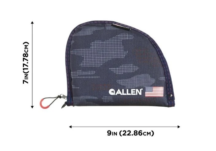 Allen 9" Patriot Handgun Case, Patriotic Camo 6 Allen 9" Patriot Handgun Case, Patriotic Camo - Image 4
