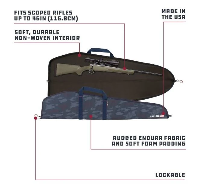 Allen 46" Patriot Rifle Case, Patriotic Camo 7 Allen 46" Patriot Rifle Case, Patriotic Camo - Image 5