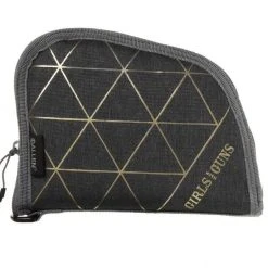 Allen Girls With Guns 8" Lockable Compact Handgun Case, Heather Gray