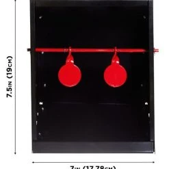 Allen EZ Aim Air Gun Pellet Shooting Target & Trap, Black -Outlet Track N Hook Store 10733607 1