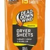 Dead Down Wind Dryer Sheets, 15-Count -Outlet Track N Hook Store 1113 1