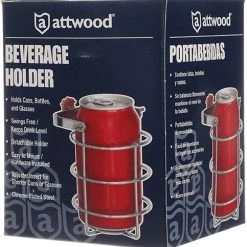 Attwood 11670-4 - Standard Formed Wire Gimballed Drink Holder -Outlet Track N Hook Store 11670 4 3 1