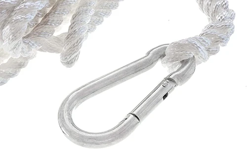 Attwood 11707-7 Premium Twisted Nylon Anchor Line w/ Hook - 3/8 in. x 50 ft. 3 Attwood 11707-7 Premium Twisted Nylon Anchor Line w/ Hook - 3/8 in. x 50 ft.