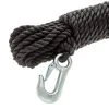 Attwood 11739-2 Poly Winch Rope w/Steel Hook, 3/8” x 20 ft