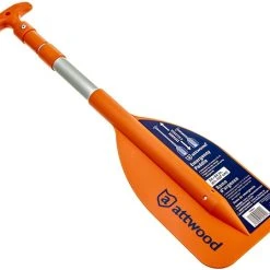 Attwood 11826-1 Emergency 20-inch to 54-inch Telescoping Paddle for Boating - Orange -Outlet Track N Hook Store 11826 1 3 1