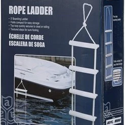 Attwood 11865-4 5-Step Rope Ladder -Outlet Track N Hook Store 11865 4 4 1