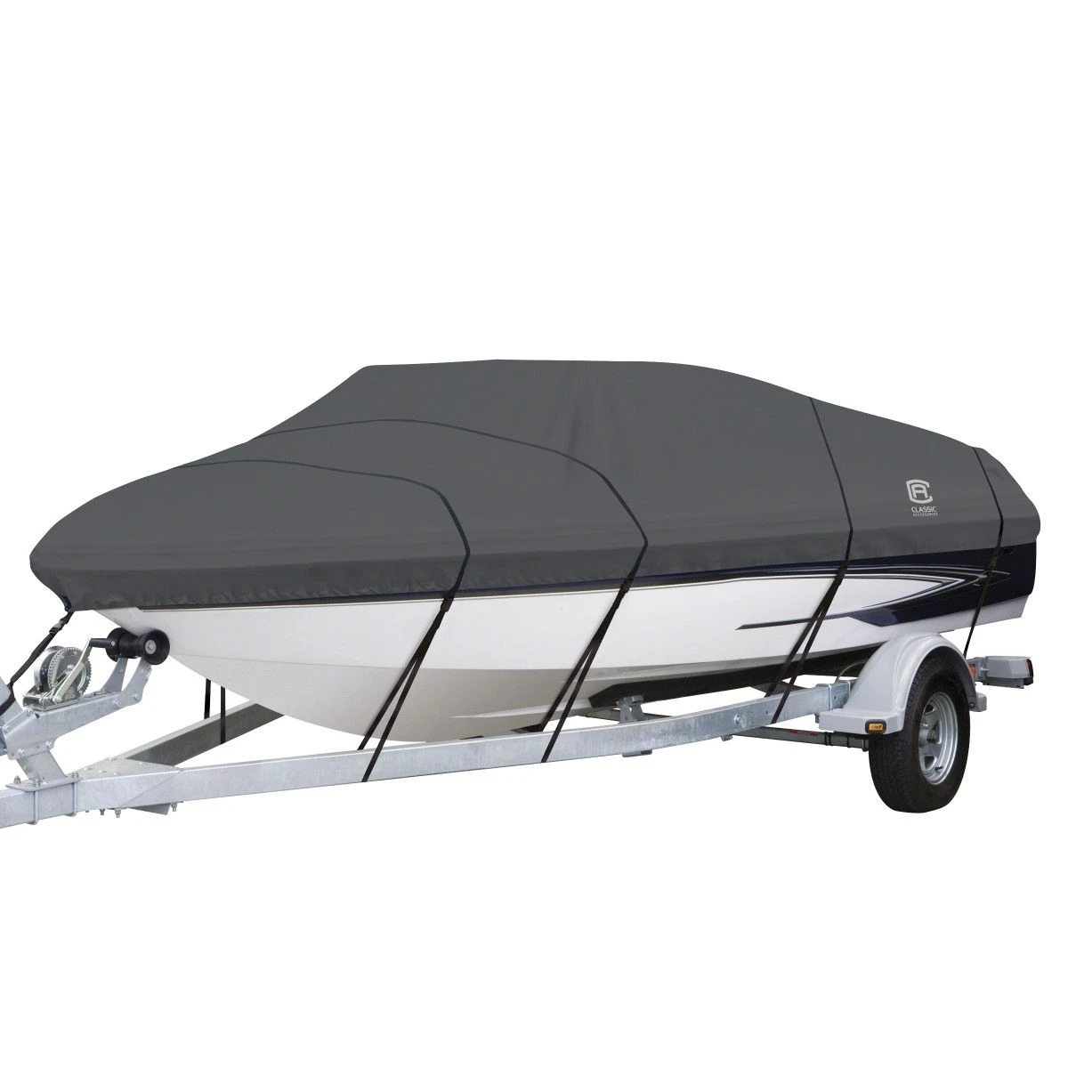 Classic Accessories StormPro Boat Cover Model E 3 Classic Accessories StormPro Boat Cover Model E