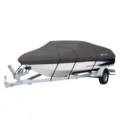 Classic Accessories 88968 StormPro 22 ft. - 24 ft. Heavy Duty Boat Cover – Model F