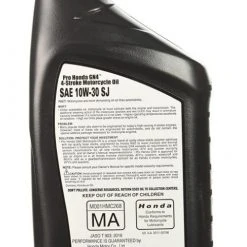 Honda Pro ATV/UTV GN4 Motor Oil 10W30, Quart 5 Honda Pro ATV/UTV GN4 Motor Oil 10W30, Quart -Outlet Track N Hook Store 12030337 1 1