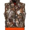 Gamehide Deer Camp Woodlot/Blaze Orange Reversible Vest