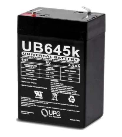UPG 6 Volt - 4.5 Ah - UB645 - AGM Battery 3 UPG 6 Volt - 4.5 Ah - UB645 - AGM Battery