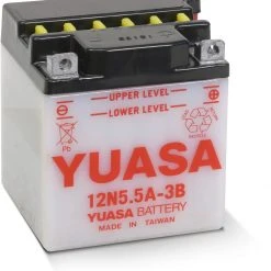 Yuasa Motorcycle Battery - 12N5.5A-3B