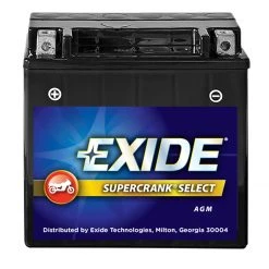 Exide's SuperCrank Select AGM Motorcycle Batteries