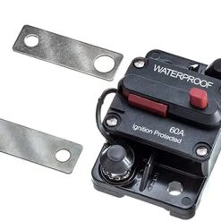Attwood 14372-7 60-Amp Waterproof Manual Reset Circuit Breaker