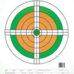 Champion Fluorescent Orange & Green Bull Scorekeeper Target, 12 Pk