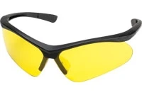 Champion Open Frame Black/Yellow Lens Shooting Glasses