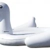 Swimline 105" Inflatable Mega Swan Ride-On Float Raft Island -Outlet Track N Hook Store 15500335 1