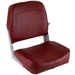 Wise Low Back Folding Fishing Seat, Red