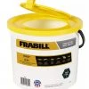 Frabill Fish-N-Fun White Bait Bucket 2 Frabill Fish-N-Fun White Bait Bucket -Outlet Track N Hook Store 1850259