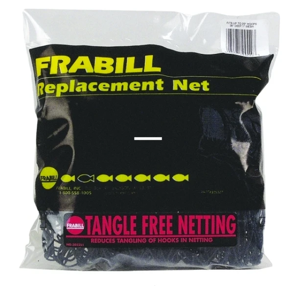 Frabill Rubber Replacement Net, 17 x 19 3 Frabill Rubber Replacement Net, 17 x 19