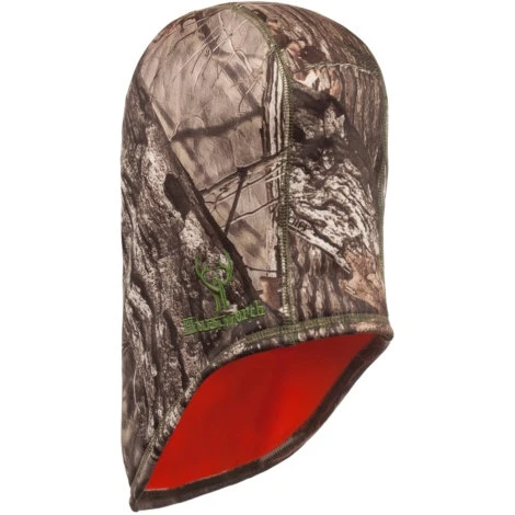 Huntworth Youth Performance Reversible Camo/Orange Fleece Balaclava 4 Huntworth Youth Performance Reversible Camo/Orange Fleece Balaclava - Image 2