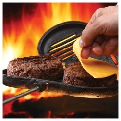 Cast Iron Double Broiler -Outlet Track N Hook Store 2046 cast iron dbl broiler3 1