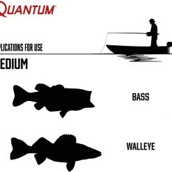 Quantum Invade Baitcast Fishing Reel, Left-Hand Size 100 13 Quantum Invade Baitcast Fishing Reel, Left-Hand Size 100 -Outlet Track N Hook Store 21 40445 5