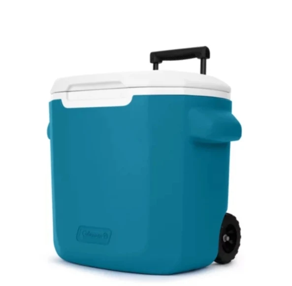 Coleman Wheeled Chiller Cooler, Ocean 5 Coleman Wheeled Chiller Cooler, Ocean - Image 3