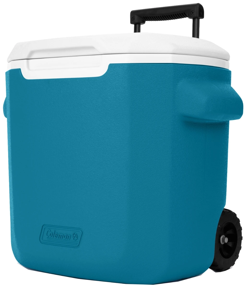 Coleman Wheeled Chiller Cooler, Ocean 3 Coleman Wheeled Chiller Cooler, Ocean