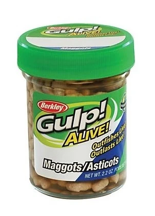Berkley Gulp! Alive! Maggots, White – 1 inch 3 Berkley Gulp! Alive! Maggots, White – 1 inch