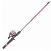 Zebco 33 Lady 6’ - 2 Piece - M Spin Cast Combo - 21-39236