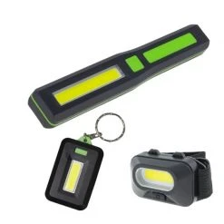 LitezAll Blip + Mini Head Lamp + The CobFob® Keychain Combo Pack