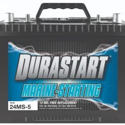 Durastart 12V Marine Starting Battery, 650 MCA