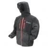 Frogg Toggs Pilot II Guide Jacket, Black & Charcoal w/ Red Zippers