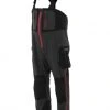 Frogg Toggs Pilot II Guide Bibs, Black & Charcoal w/ Red Zippers 2 Frogg Toggs Pilot II Guide Bibs, Black & Charcoal w/ Red Zippers -Outlet Track N Hook Store 30491532 1