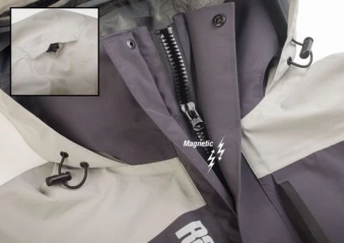 Rapala Pro Rain Jacket Grey Black 6 Rapala Pro Rain Jacket Grey Black - Image 4