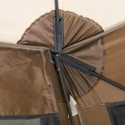 Clam Brown/Tan Quick Set Pavilion Screen Tent -Outlet Track N Hook Store 3200145 3 1