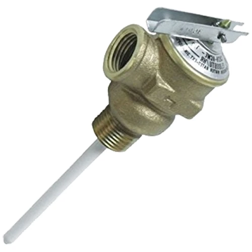 Camco 1/2" RV Water Heater T& P Valve with 4" Probe 3 Camco 1/2" RV Water Heater T& P Valve with 4" Probe