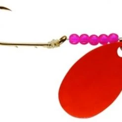 Lindy Little Joe Walleye Spinner -Outlet Track N Hook Store 3280051 fluor red 1