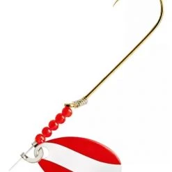 Lindy Little-Joe Red Devil Spinner #4 -Outlet Track N Hook Store 3280179 red white 1