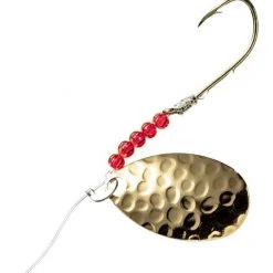 Lindy Little-Joe Red Devil Spinner #4 -Outlet Track N Hook Store 3281457 hamm gold 1