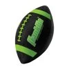 Franklin Sports Grip-Rite Football, Black/Lime -Outlet Track N Hook Store 33048c4grip rite 100 color rubber footballs black 1
