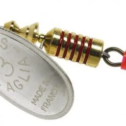 Mepps Plain Aglia Lure, #3 (1/4oz.) -Outlet Track N Hook Store 3350007 silver 1