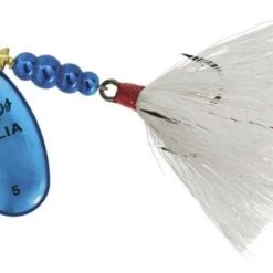 Mepps Double Blade Aglia Lure, #5 (11/16oz.) -Outlet Track N Hook Store 3350221 silver blue wht 1