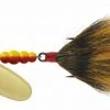 Mepps Dressed Aglia Lure, #5 (1/2oz.) -Outlet Track N Hook Store 3350224 gold brn 1 1
