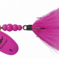 Mepps Dressed Aglia Lure, #5 (1/2oz.) -Outlet Track N Hook Store 3350239 hot pnk pnk 1 1